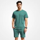 Basic Self Piping Co-Ord Set - Mint