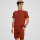 Basic Self Piping Co-Ord Set - Rust