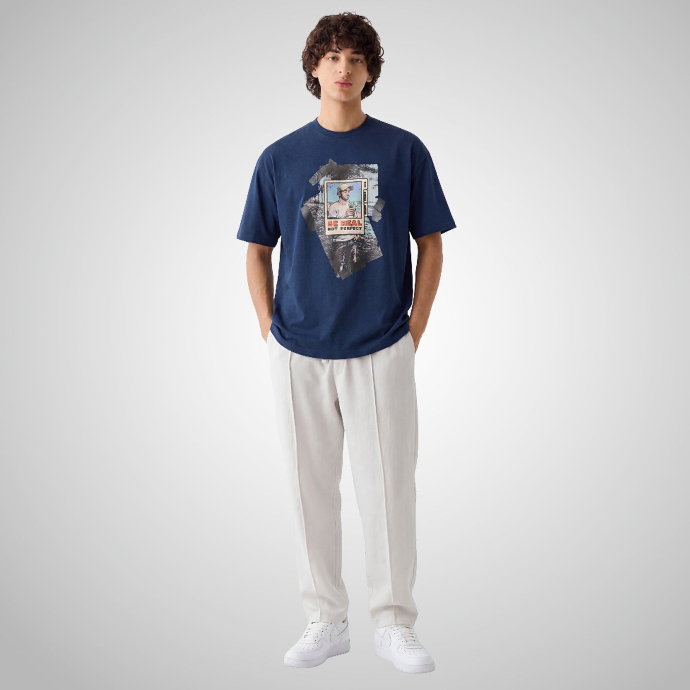 Be ReaL Oversized T-Shirt - Image 3