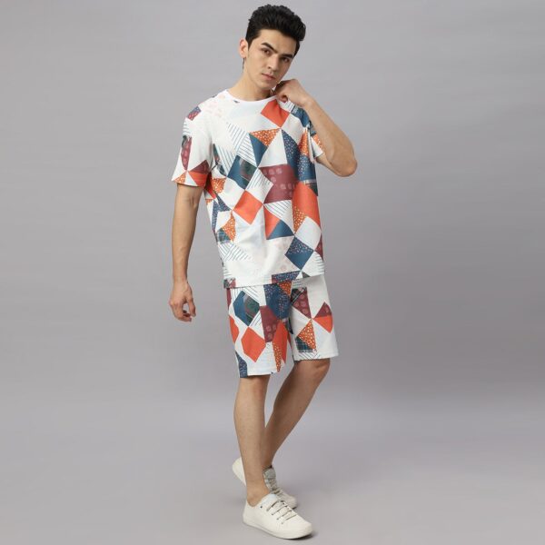 Brown Geometric Co-Ord Set