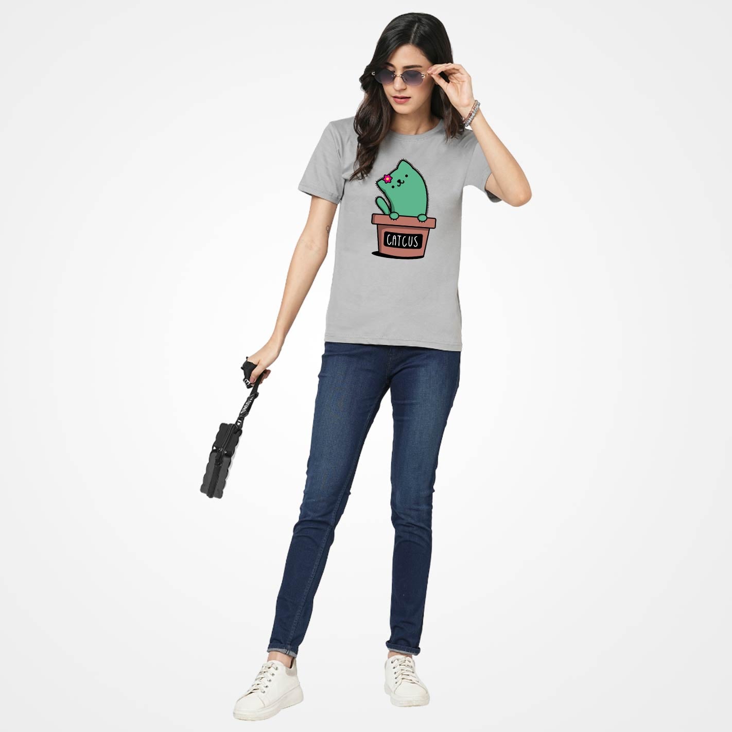 Cute Catcus Women T-Shirt - Image 5