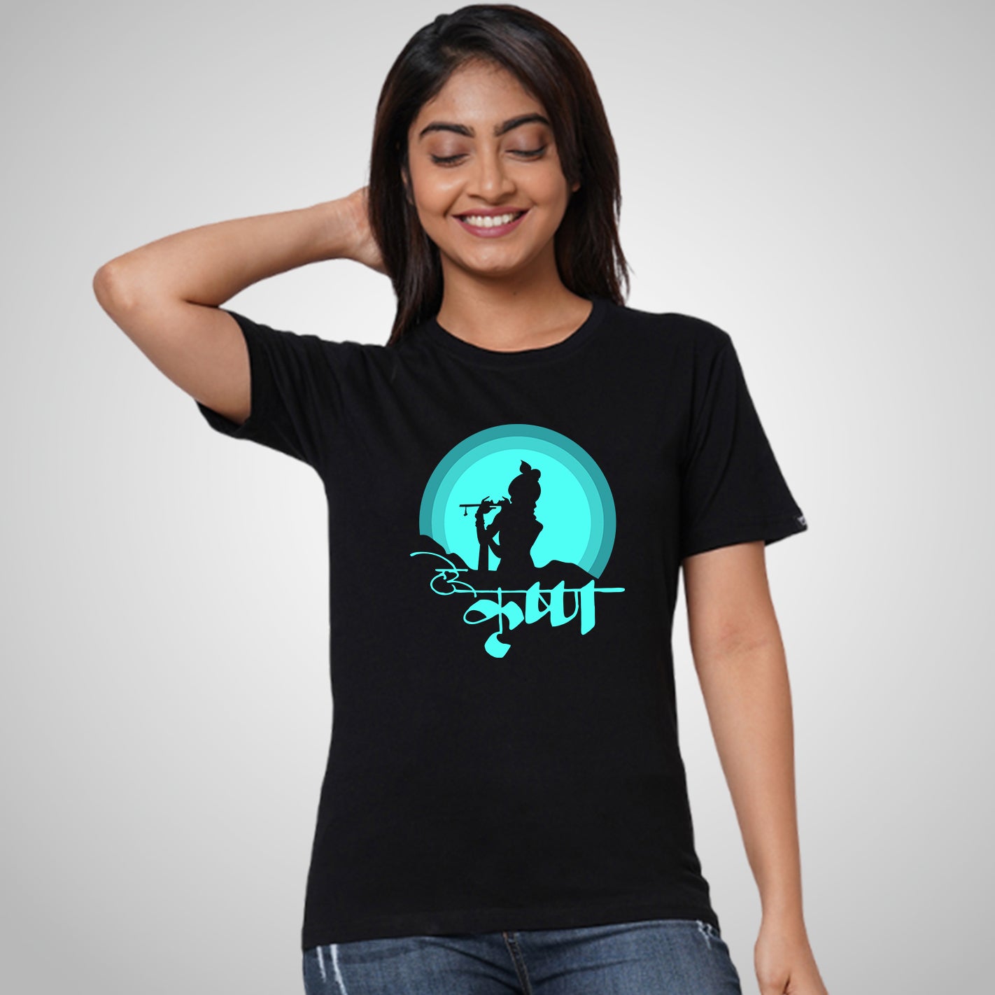 Hey Krishna T-Shirt - Image 2