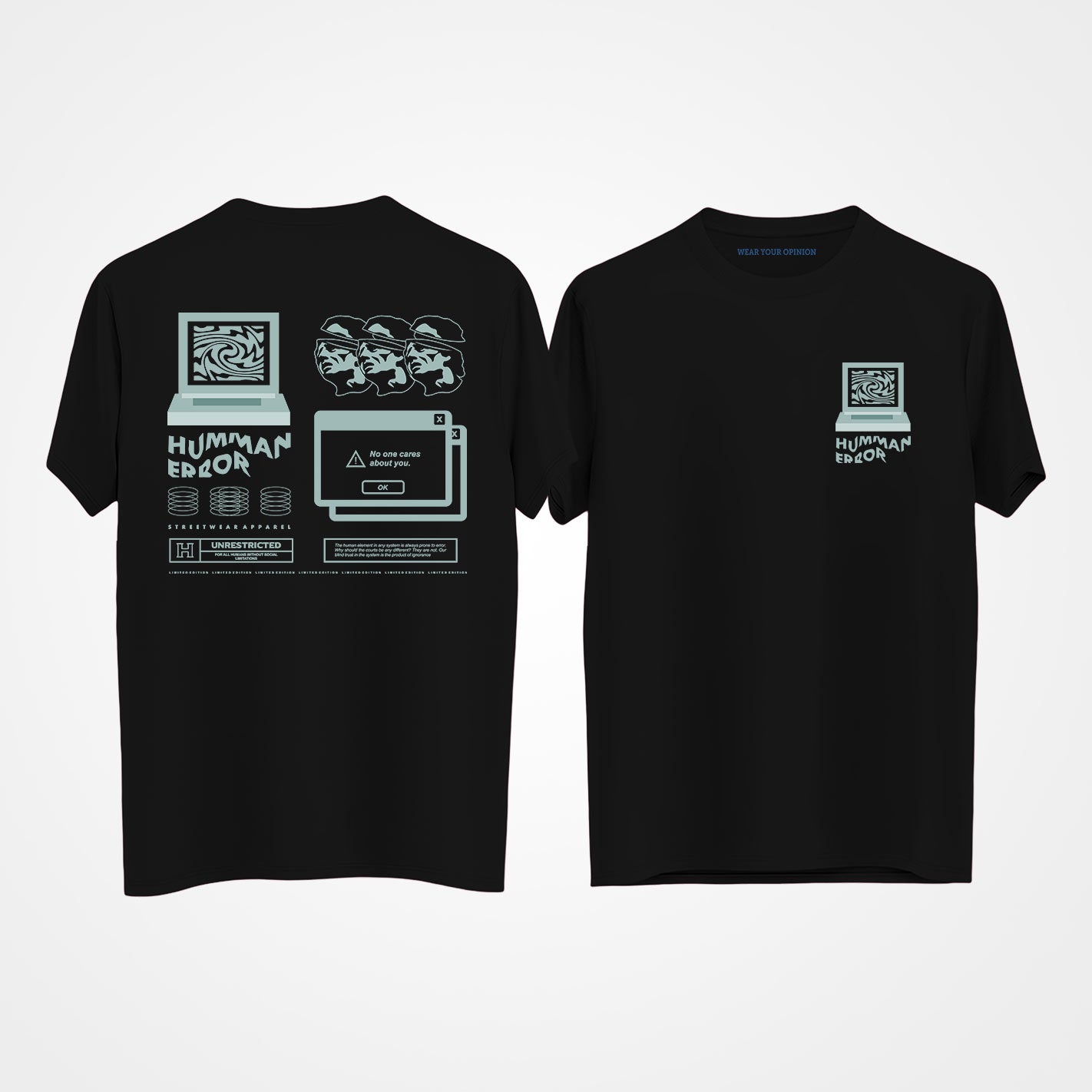 Human Error Oversized T-Shirt