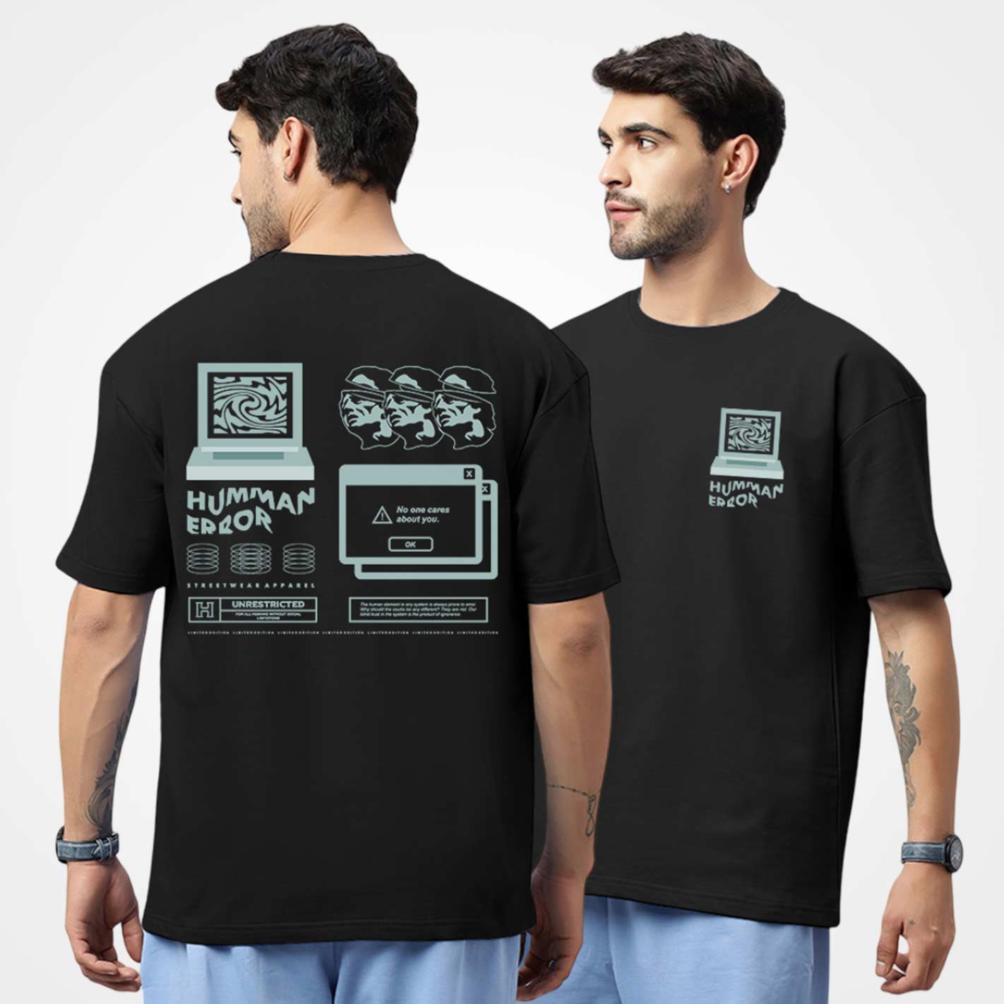 Human Error Oversized T-Shirt - Image 2