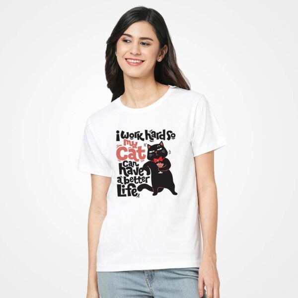 I Work Hard Women T-Shirt