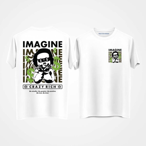 Imagine Crazy Rich Oversized T-Shirt