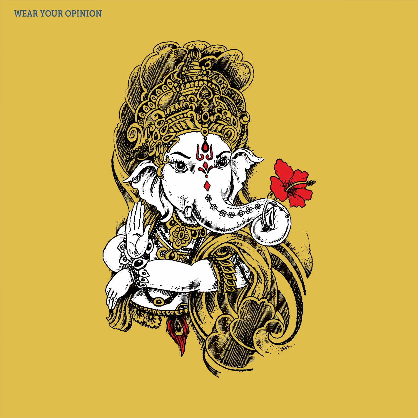 Jaswanti Ganesha T-Shirt - Image 2