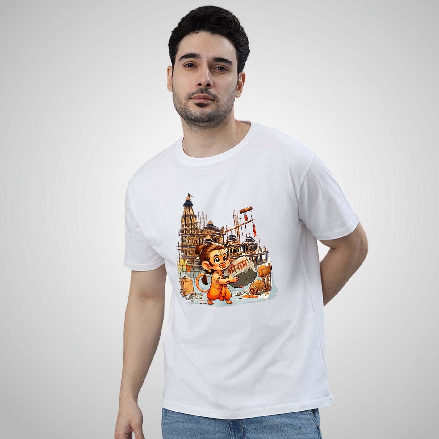 Jay Shri Ram Mandir T-Shirt - Image 4