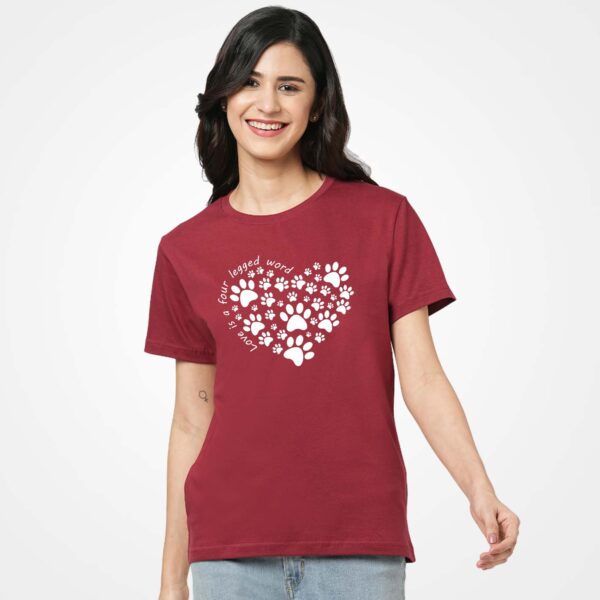 Love Is A Four Legged Word Women T-Shirt