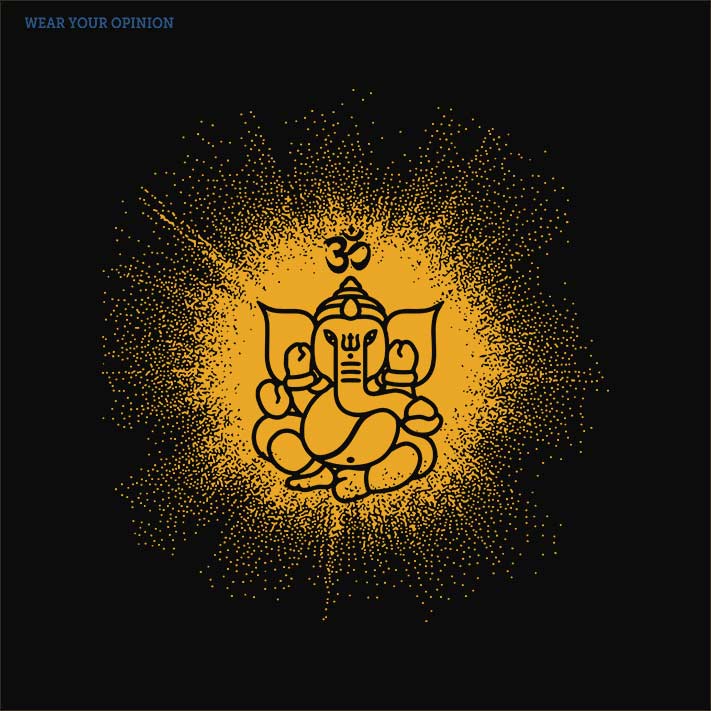 Om Ganesha Kids T-Shirt - Image 2