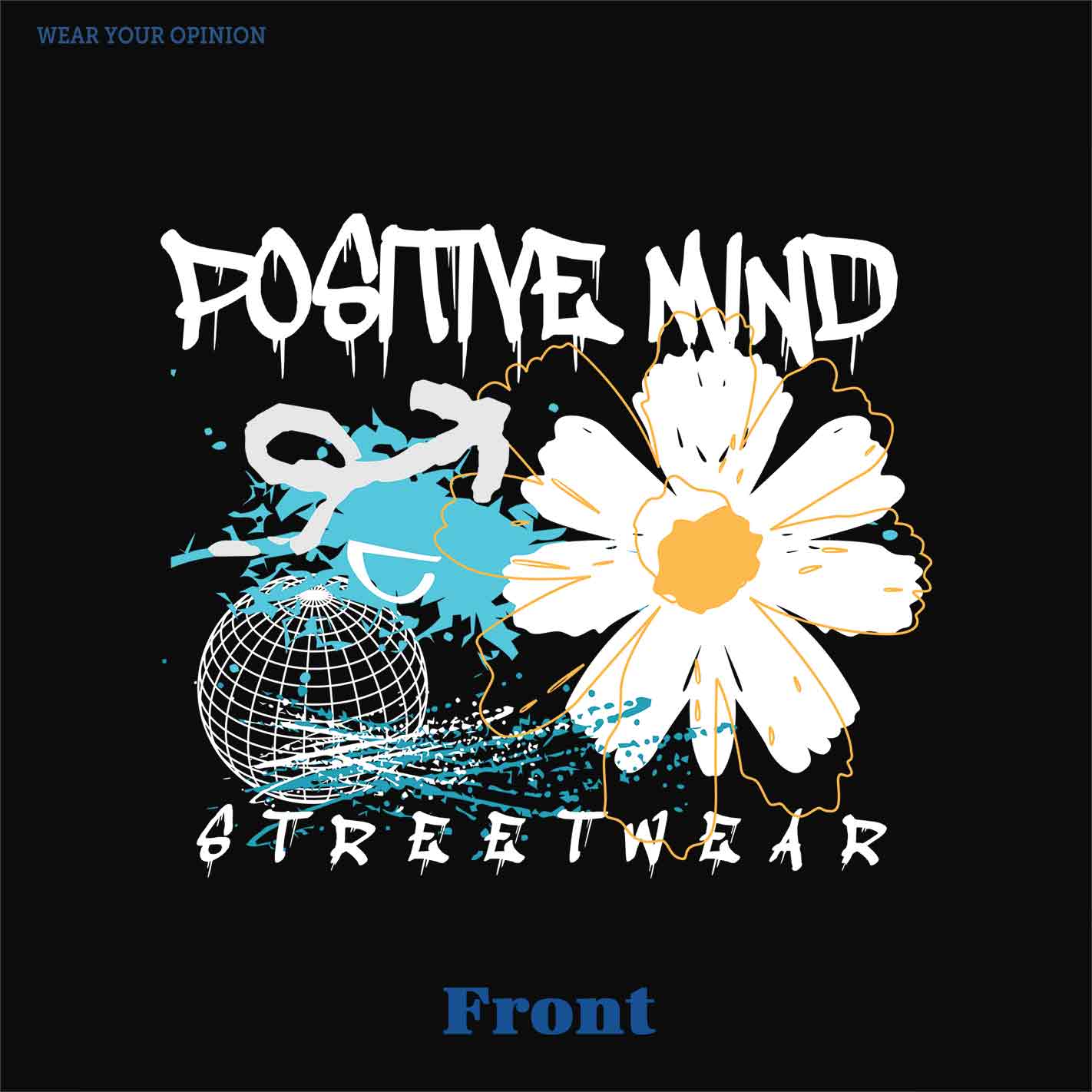 Positive Mind Oversized T-Shirt - Image 5