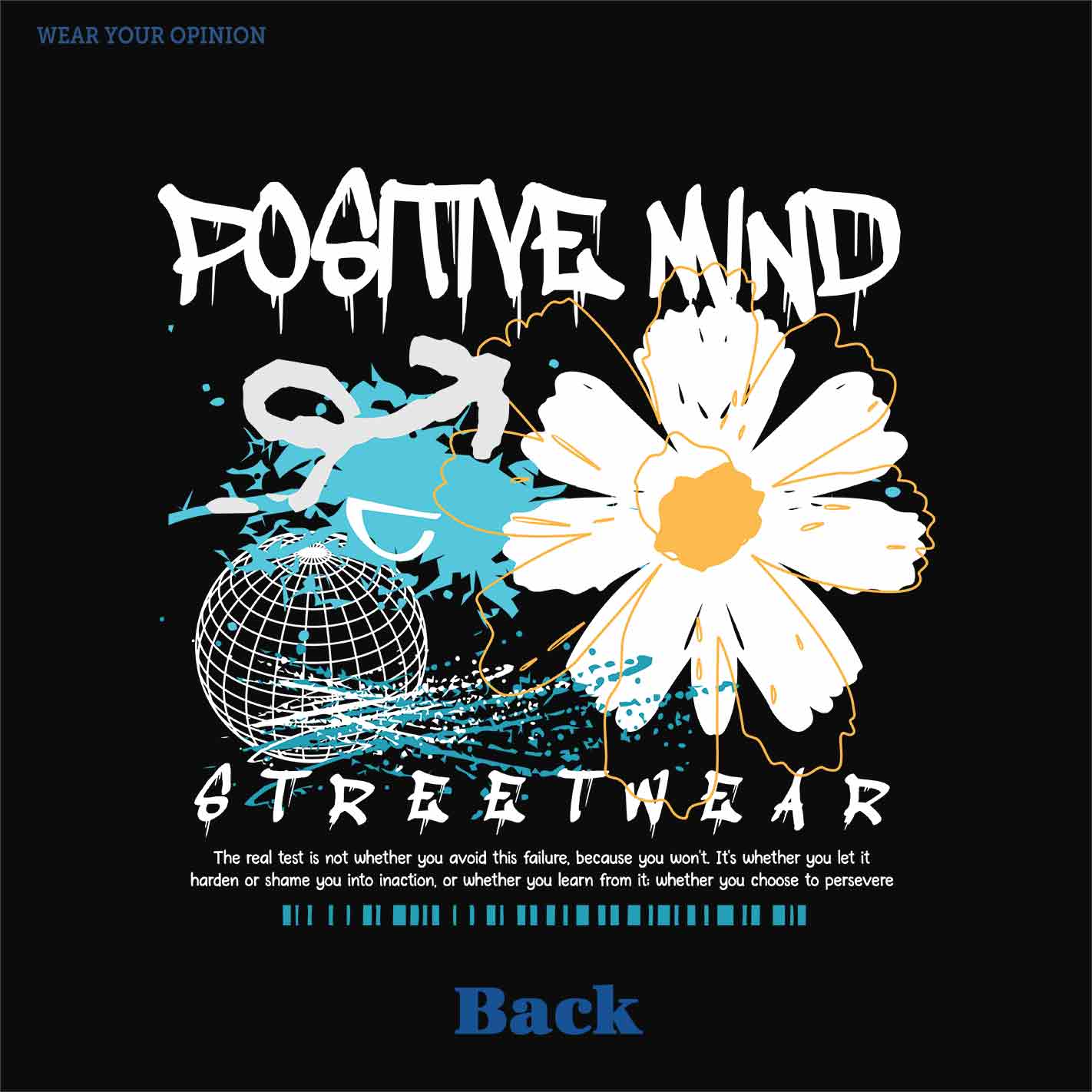 Positive Mind Oversized T-Shirt - Image 4