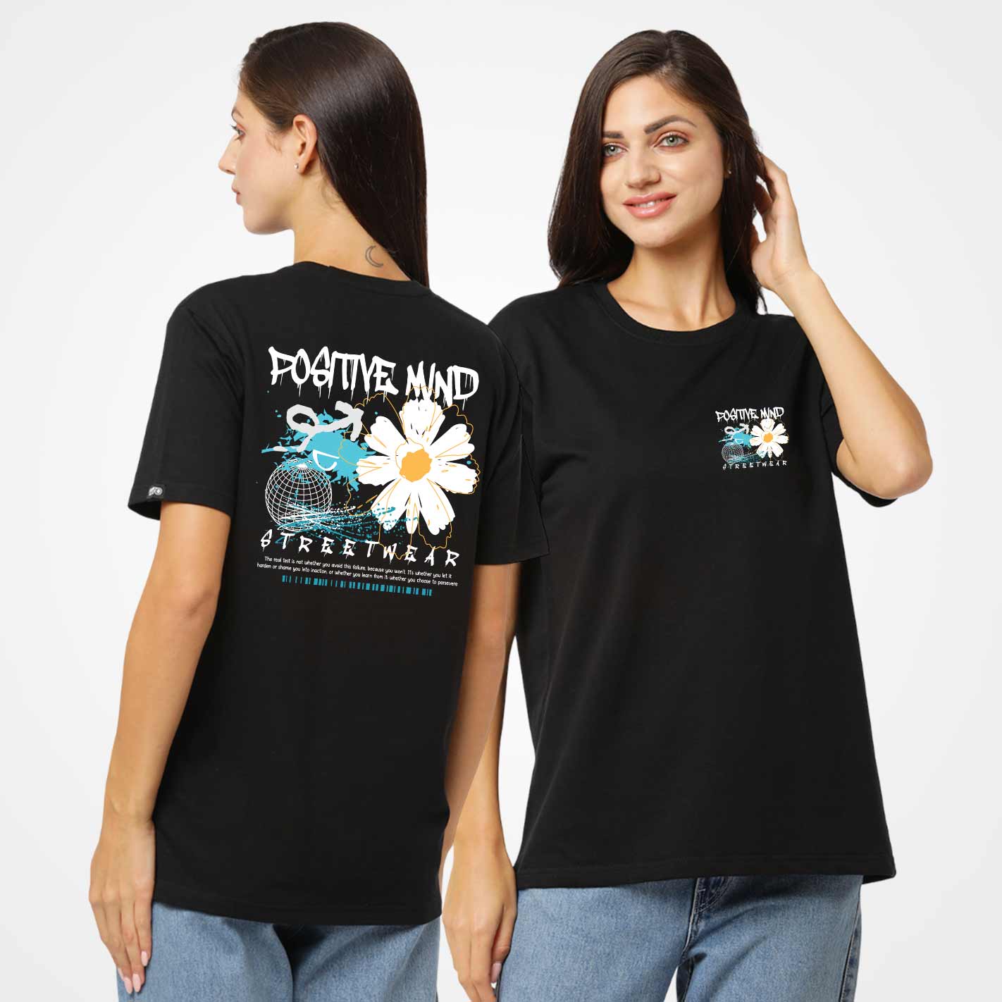 Positive Mind Oversized T-Shirt - Image 3