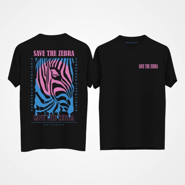 Save the Zebra Oversized T-Shirt