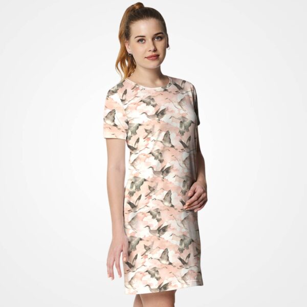Soimoi Bird T-Shirt Dress