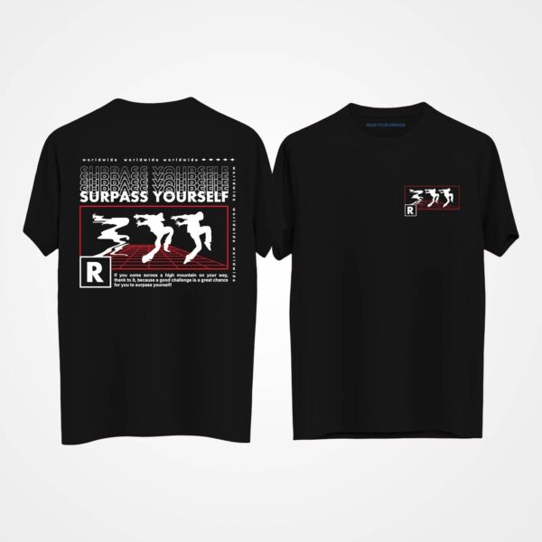 Surpass Yourself Oversized T-Shirt