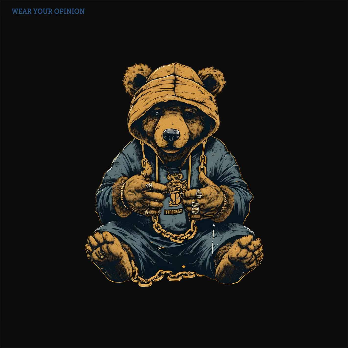 Swag Bear T-Shirt - Image 2