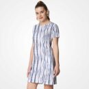 Tree Blue Stripe T-Shirt Dress