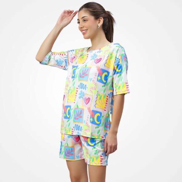 Tropical Vibes Print Women Co-Ord Set