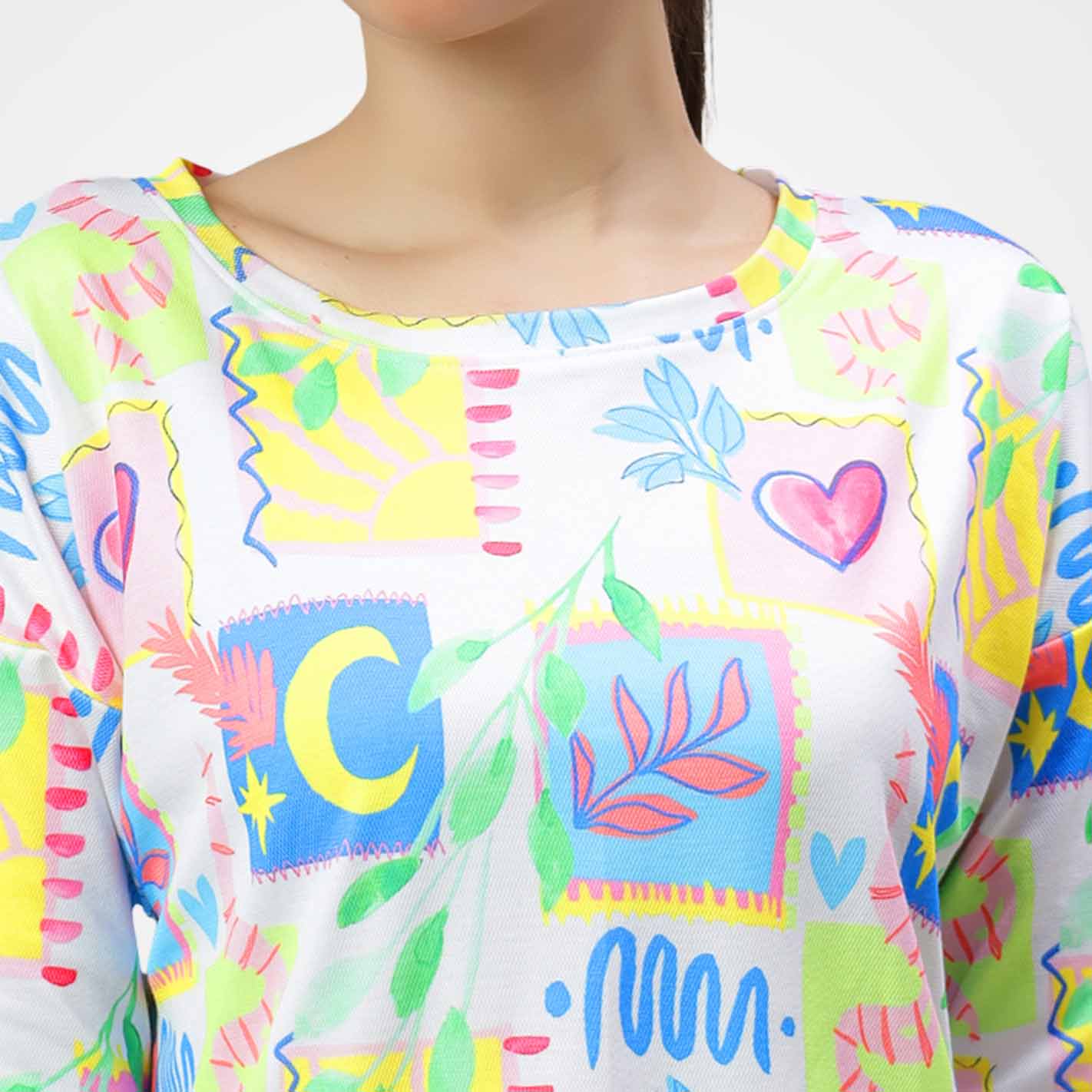 Tropical Vibes Print Women Co-Ord Set - Image 3