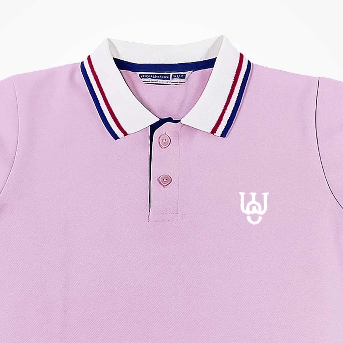 Kids Solid Polo - Tuscany Pink - Image 3