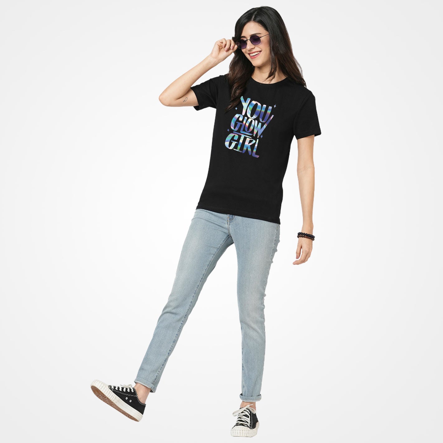 You Glow Girl Women T-Shirt - Image 5