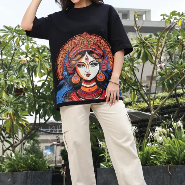 Divine Durga Graphic T-Shirt