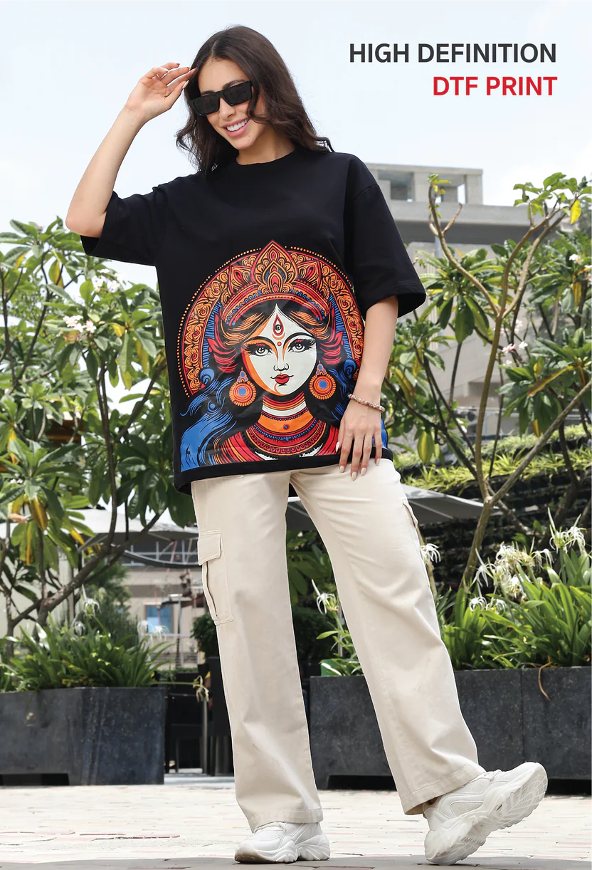 Divine Durga Graphic T-Shirt