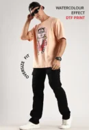 Devi Roop Oversized T-Shirt – Mridul Peach