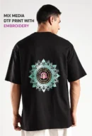 Padma Mantra Oversized T-Shirt – Shakti Black