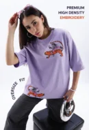 Durga Shakti Oversized T-Shirt – Lavanya Purple