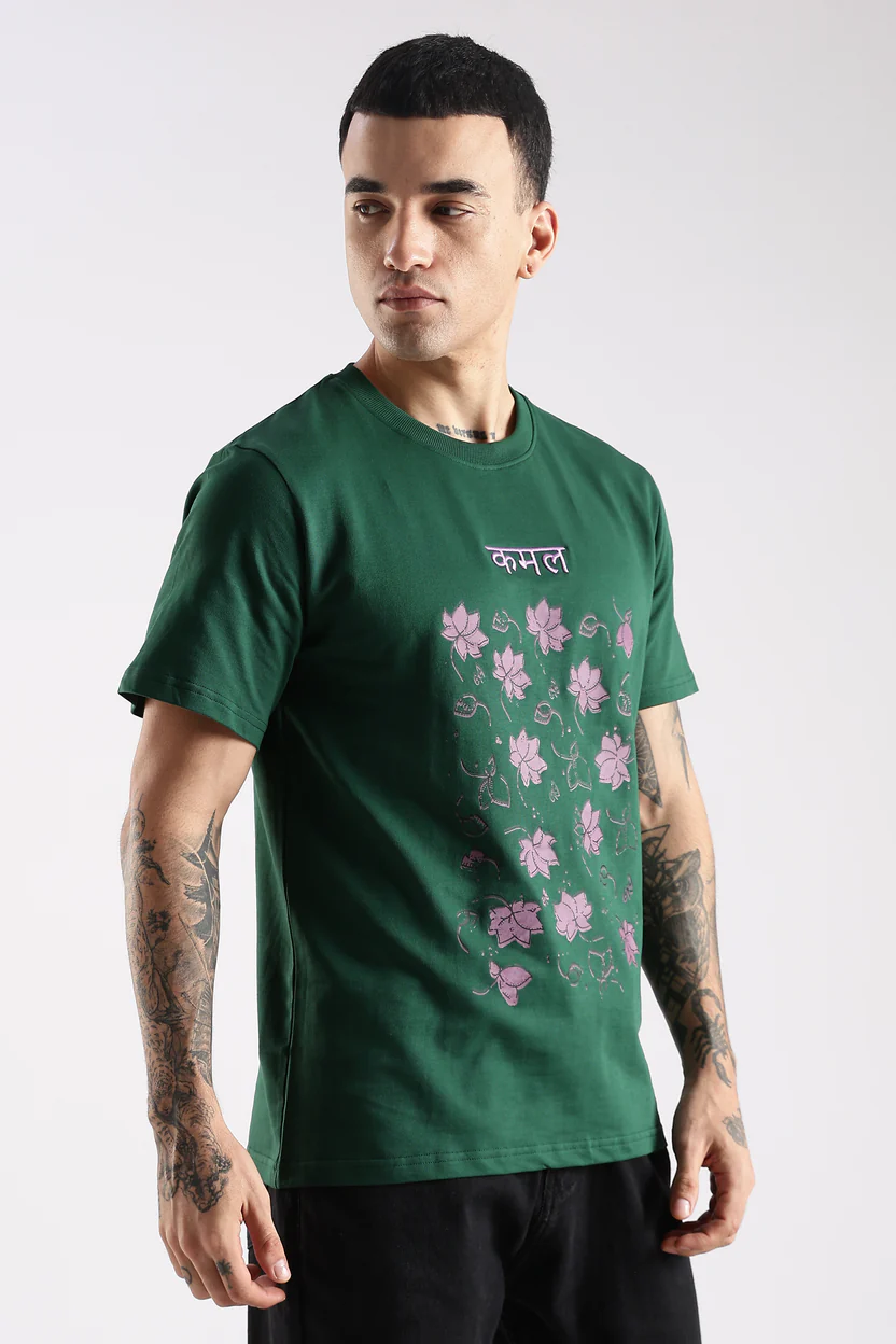 Unisex Floral Graphic T-Shirt – Kamal Edition - Image 6